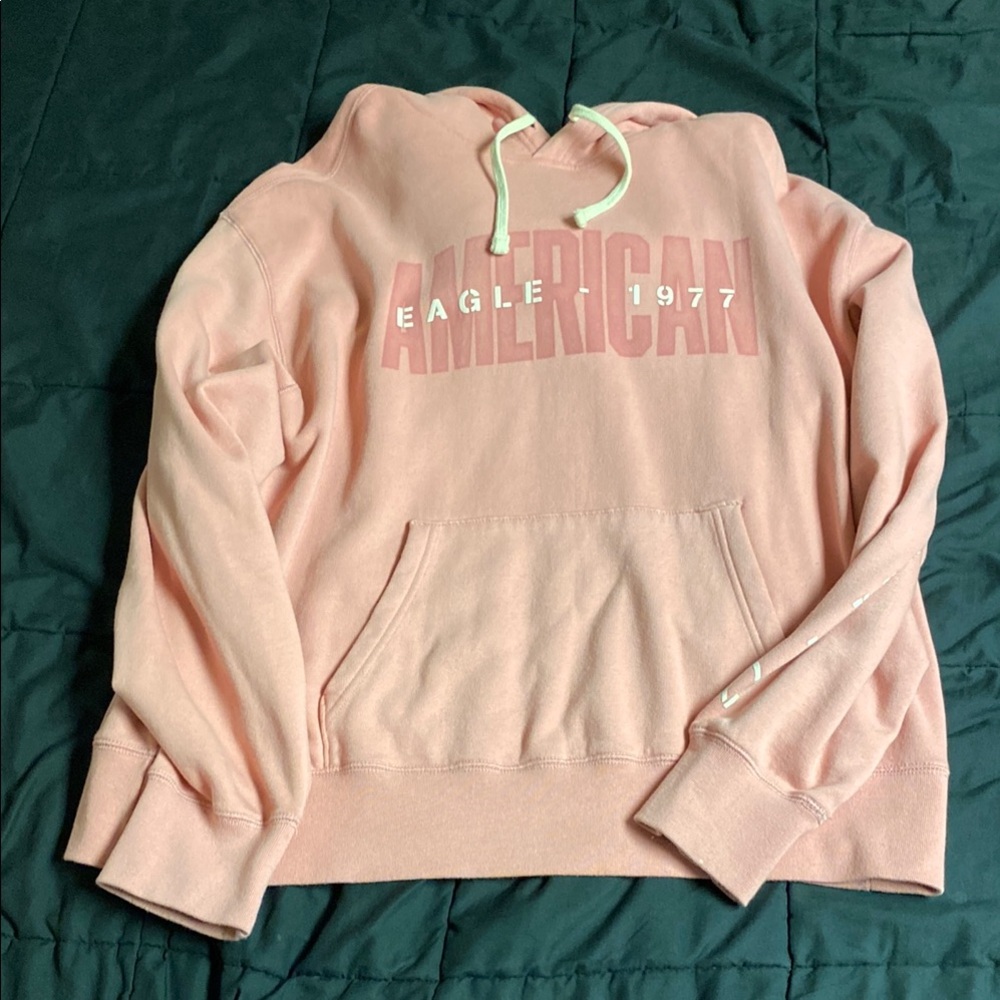 American Eagle Light Pink Men’s Hoodie